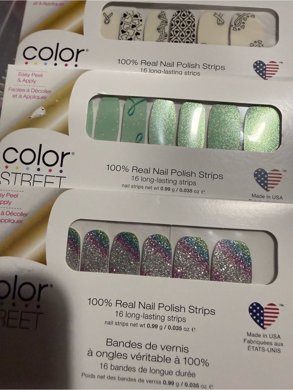 Color Street Nail Strips bundle